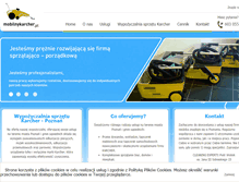Tablet Screenshot of mobilnykarcher.pl